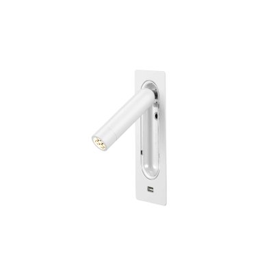 Ledtube USB Recessed Wall Light