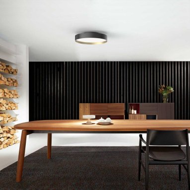 Lucia Black Gold Ø45 Ceiling Light