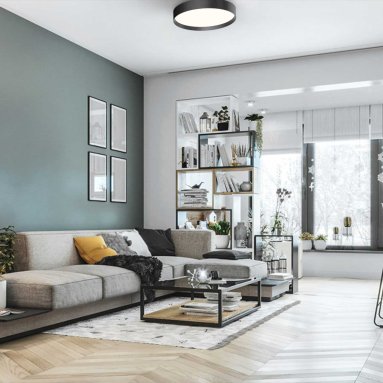 Lucia Black Ø35 Ceiling Light