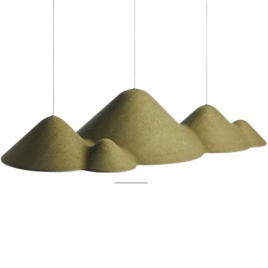 Panorama L Green/Pure Black Pendant Light