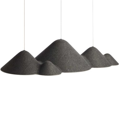Panorama L Mix Black/Grey Pendant Light