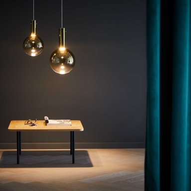 Raindrop 25 Gold Pendant Light