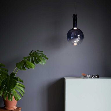 Raindrop 25 Blue Pendant Light