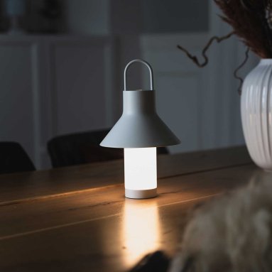 Shadow Small White Table Lamp