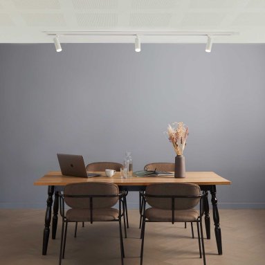 Space White/Gold Track Spotlight Track Lighting
